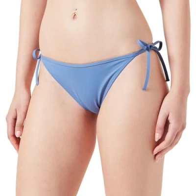 Immagine di Tommy Jeans Cheeky String Side Tie (Ext Sz) UW0UW05096 Costume da Bagno con Lacci ai Lati, Blu (Charmed), S Donna