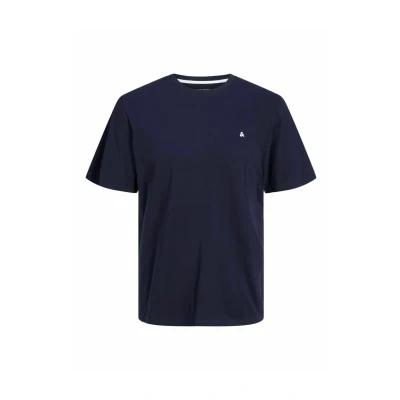 Immagine di Jack &amp; Jones PLUS SIZE Einfarbig Tshirt basic, Uomo, Taglia: 6XL, Navy blazer