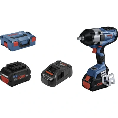 Immagine di Bosch Professional GDS 18V 1000 C 06019J8003 Avvitatore ad impulsi a batteria 18 V Quantità di batterie ricaricabili incluse 2 5.5 Ah Li Ion brushless, incl.