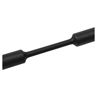 Immagine di HellermannTyton 319 00600 Termoretraibile senza colla Nero 6 mm 2 Restringimento:3:1 1 m