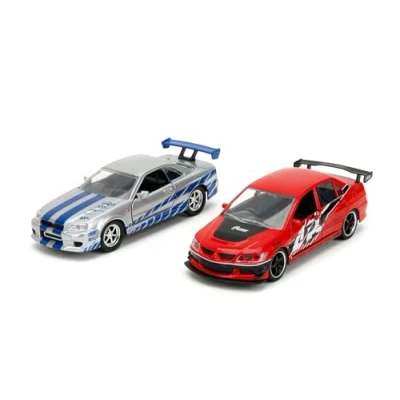 Immagine di Jada Toys Fast &amp; Furious Twin Pack 1:32 Wave 4/2 giocattolo auto modellino set da gioco
