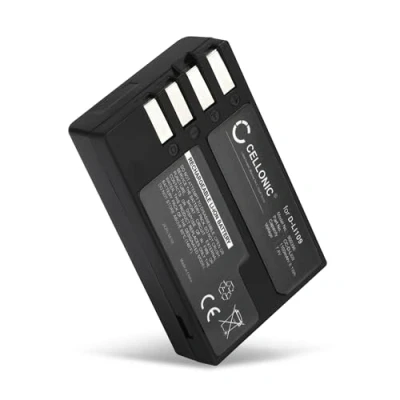 Immagine di CELLONIC Batteria D Li109 Compatibile con Pentax K S2, KP, 50, 70, 30, KF, R, 500, S1, 1100mAh 7.2V 7.4V