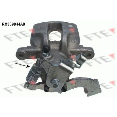 Immagine di FTE 9290467 Pinza freno grigio Alluminio Assale posteriore Dx senza supporto TOYOTA: Auris Hatchback