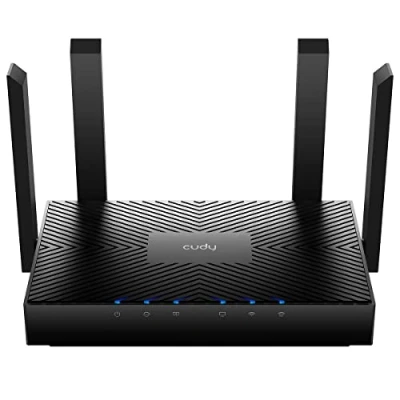 Immagine di Cudy 3000Mbps router Wi Fi 6 Dual Band AX3000, 6, Internet 802.11ax, 160MHz, MU MIMO, Beamforming, OFDMA, WPA3, WR3000