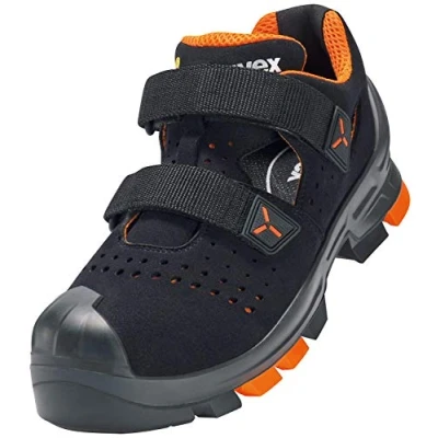 Immagine di uvex 2 6500242 ESD Sandali di sicurezza S1P Taglia delle scarpe (EU): 42 Nero, Arancione 1 Paio/a