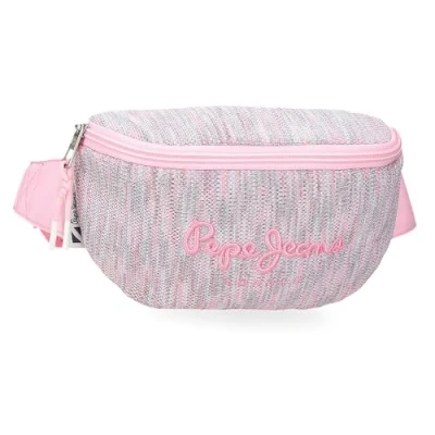 Immagine di Pepe Jeans Miri, astuccio scolastico, a tracolla, realizzato in poliestere, varie tasche e scomparti, rosa. Joumma Bags., Rosa, Taglia unica, Marsupio