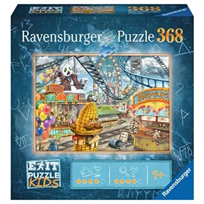 Immagine di RAVENSBURGER Im Freizeitpark 368 Teile EXIT Puzzle per bambini 12926 Nel parco divertimenti pezzi, Colore argento