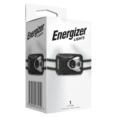 Immagine di Energizer Mini Rechargeable LED Head Torch, Lightweight, Powerful Bright Headlamp, Water Resistant Headlight for Camping and Running, USB Charging Cable Included