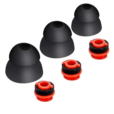 Immagine di Eartips Tappi auricolari di ricambio per Plantronics Voyager 5200/5220/5210 serie Bluetooth, in silicone, 3 pezzi