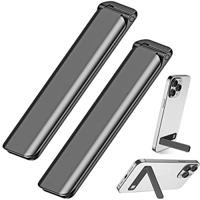 Immagine di Kinizuxi Cavalletto per Telefono Cellulare 2Packs,Supporto in Alluminio Verticale e Orizzontale Scrivania, Supporto Regolabile Compatibile con iPhone, iPad, Tablet
