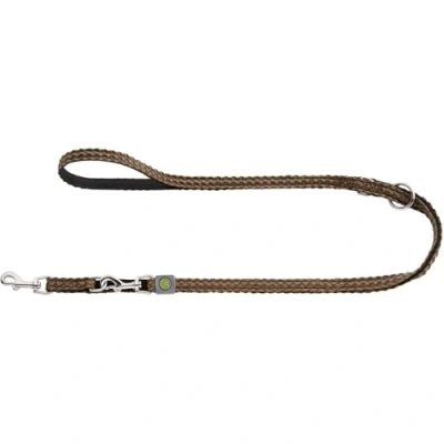 Immagine di HUNTER HILO Guinzaglio regolabile per cani, con rete leggera, 1,5 x 200 cm, colore: Marrone