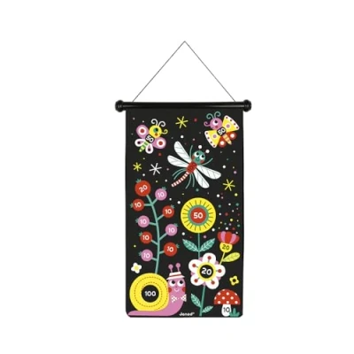Immagine di Janod Gioco Delle Freccette Magnetico Giardino, Double Face, Di Abilità, per Sviluppare L’Agilità e la Concentrazione, 6 Freccett , Da 4 Anni in su, J02075