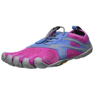 Immagine di Vibram V Run, Scarpe da Ginnastica Donna, Fucsia/Blue, 36 EU