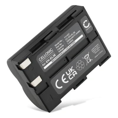 Immagine di CELLONIC Batteria EN EL3 / EL3a Compatibile con Nikon D100 D50 D70 D70s 1600mAh 7.4V