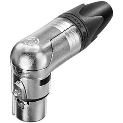 Immagine di Neutrik NC5FRX Connettore XLR Presa angolata Numero Poli (num): 5 Argento 1 pz.