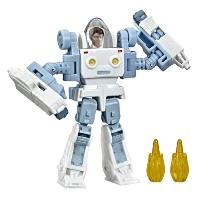 Immagine di Transformers Studio Series Core Class Exo Suit Spike Witwicky Action Figure (8,5 cm) Lotta per Cybertron, a partire da 8 anni
