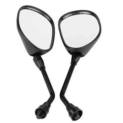 Immagine di Specchietto Retrovisore Universale per Motocicletta 10mm Specchietti Manubrio Retrovisori laterali Moto Specchio DY100 Sinistro e Destra Laterale