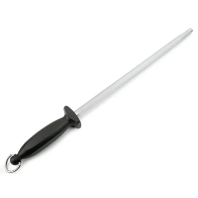 Immagine di Arcos Series Chairas Strumento per affilare coltelli Affilatura Professionale Acciaio Corpo in al Carbonio Rivestito Cromo 160 mm Manico Polipropilene Colore Nero