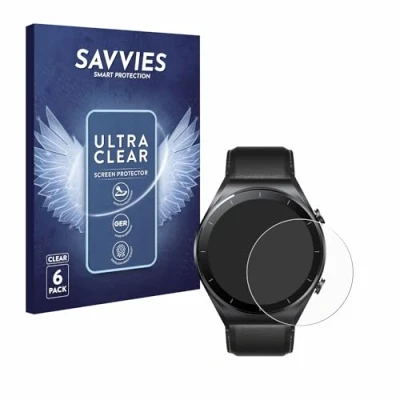 Immagine di savvies (6 Pezzi Pellicola Protettiva per Xiaomi Watch S1 Protezione Schermo Trasparente