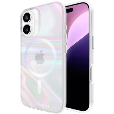Immagine di Case Mate Custodia MagSafe per bolle di sapone (Apple iPhone 16), Cover smartphone, Trasparente