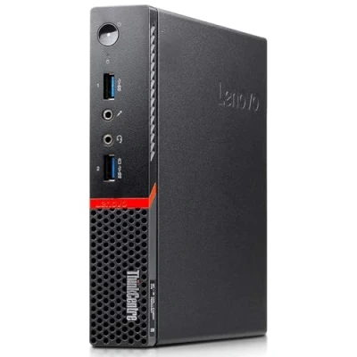 Immagine di Lenovo ThinkCentre M900 Tiny Mini PC, Intel Core i7 6700T 2.8Ghz, RAM 16 GB, SSD 240 Display Port, Windows 10 Pro (Ricondizionato)