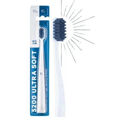 Immagine di Woom Brand, Spazzolino manuale, 5200 Ultra Soft con setole morbide (Extra morbido)