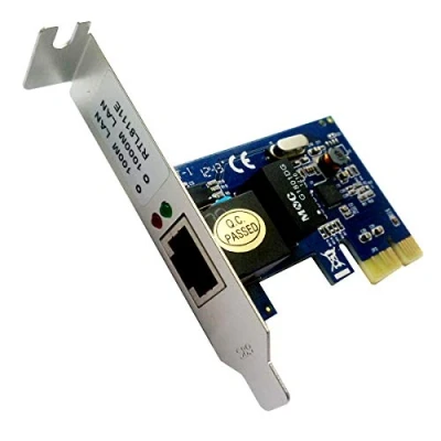 Immagine di scheda Gigabit Ethernet PCIE RJ45, basso profilo, LAN, adattatore di rete, RJ 45 LAN controller 10/100/1000 Mbps (PCI E)