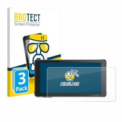 Immagine di brotect Pellicola Protettiva Vetro per Interphone RideSync Protezione Schermo (3 Pezzi) [Durezza Estrema 9H, Chiaro]