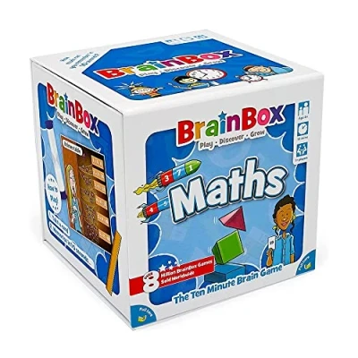Immagine di BrainBox Maths (2022) , Card Game Ages 8+ 1+ Players 10+ Minutes Playing Time