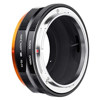 Immagine di K&amp;F Concept Lente Mount Adattatore Manuale Fuoco: Compatibile con Canon FD a Fujifilm X Corpo Fotocamer