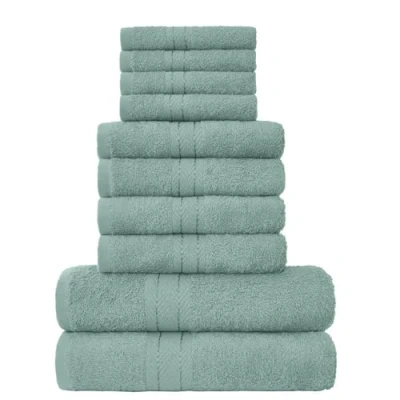 Immagine di GC GAVENO CAVAILIA Set di asciugamani Family Bale, 10 pezzi, 100% cotone egiziano, 4 viso, mani, 2 da bagno, accessori bagno alta qualità, altamente assorbenti, lavabili in