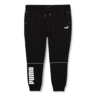 Immagine di PUMA Pantaloni Power Colorblock a Vita Alta FL Cl Maglia Donna, Black, XL Plus