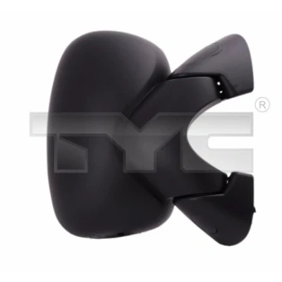 Immagine di specchio retrovisore esterno Tyc 325 0076 Sx nero convesso, per A regolazione manuale OPEL: Vivaro Van, Combi