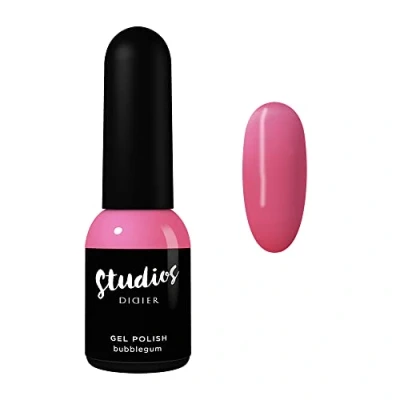 Immagine di Didier Lab Studios Smalto Semipermanente Unghie Bubblegum Gel UV LED Ricco di Pigmenti Lunga Durata e Facile da Usare Colori Smalti per 8ml