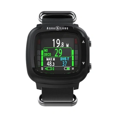 Immagine di Aqualung i330R, Computer subacqueo,Bluetooth,display a colori ultra luminoso e leggibile,interfaccia intuitiva,computer subacqueo Aqua lung con batteria ricaricabile, ottimale per immersioni subacquee