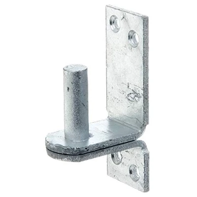 Immagine di Alberts 311407 Cardine su piastra, nelle versioni con gancio DI o DII, zincato a caldo, entrata Ø13 mm, piastra 100 x 35 mm