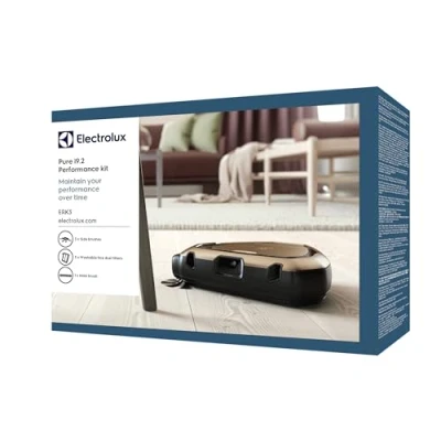 Immagine di Electrolux ERK3 Performance Kit per robot aspirapolvere PUREi9.2 (1 rullo spazzola diversi pavimenti, 3 filtri XXL (cattura particelle come allergeni e pollini), spazzole laterali una