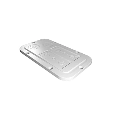 Immagine di Rittal AX 2561.200 Piastra flangiata (L x L) 149 mm 256 Plastica Grigio 1 pz.