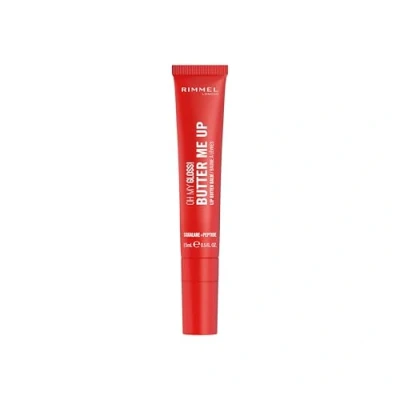 Immagine di Rimmel London Oh My Gloss Butter Me Up Lip Balm 005 Red Velvet, Balsamo labbra idratante, colorato, Cura delle labbra, Idratazione, Nutriente, Squalano, 15 ml