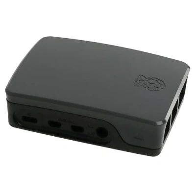 Immagine di Raspberry Pi® Pi Custodia per scheda SBC Adatto per: 4 B Nero