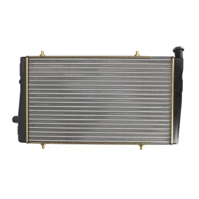 Immagine di NRF 54669 Radiatore motore Alluminio 610 378 23 Alette di raffreddamento montate meccanicamente
