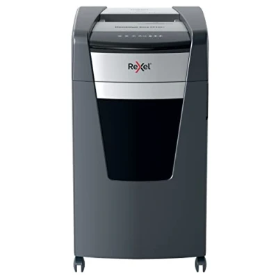Immagine di REXEL Momentum Extra XP422+, Distruggidocumenti Manuale, 24 22 Fogli A4 (70 80 gr/mq), Taglio a Frammento, Livello di sicurezza P 4, per Grandi Uffici, Capacità 85 Litri, 2021422XEU