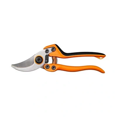 Immagine di Fiskars Forbici da potatura professionali con Lame bypass per rami freschi, in acciaio di qualità, Lunghezza: 21 cm, Nero/Arancione, PB 8 L, 1020203