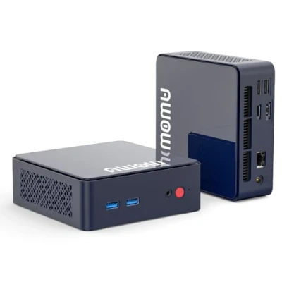 Immagine di AWOW Mini PC Wi 11 Pro Gen12 N100 Quad Core 3,40 GHz, 16 GB DDR4 512 M.2 SSD computer desktop, Micro Doppio display HDMI DP 4K a 60 Hz Gigabit Ethernet, WiFi5