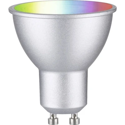 Immagine di 29149 Paulmann Home Lampadina LED GU10 ERP: F (A G) 4.8 W RGBW Cromo (opaco)