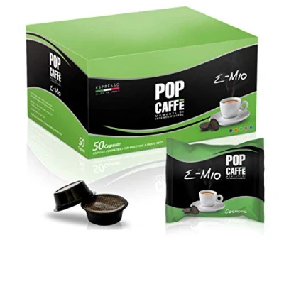 Immagine di 50 CAPSULE POP CAFFE&#039; E MIO 2 CREMOSO COMPATIBILI LAVAZZA A MODO