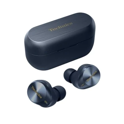 Immagine di Technics EAH AZ80E a Auricolari Wireless con Cancellazione del Rumore, Bluetooth, In Ear Microfono Incorporato, Vestibilità Personalizzabile, Fino 7 Ore di Riproduzione, Blu Notte