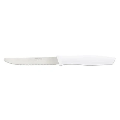 Immagine di Arcos Serie Nova Coltello Tavola Lama Acciaio Inossidabile Nitrum 110 mm Manico Polipropilene Colore Bianco