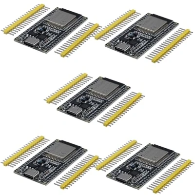 Immagine di AZDelivery 5 x ESP 32 Dev Kit C non saldato NodeMCU Module WLAN con connettore USB WiFi Development Board CP2102 (modello successivo per ESP8266) compatibile Arduino incluso e book!