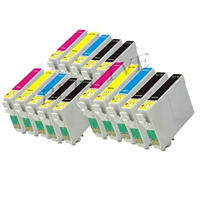 Immagine di 15 Cartucce compatibili per Epson T0711 T0712 T0713 T0714 Stylus D78 / DX4000 DX4050 DX5000 DX5050 DX6000 DX6050 DX7000F D92 D120 DX4400 DX4450 DX7400 DX7450